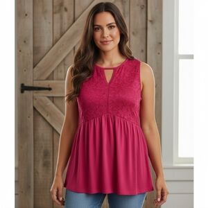 Torrid Lace Sleeveless Top